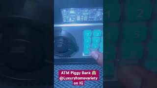 ATM Piggy Bank #saving #savingbox #savingpan #budget #piggybank #moneybank #smallbusiness #atm #bank