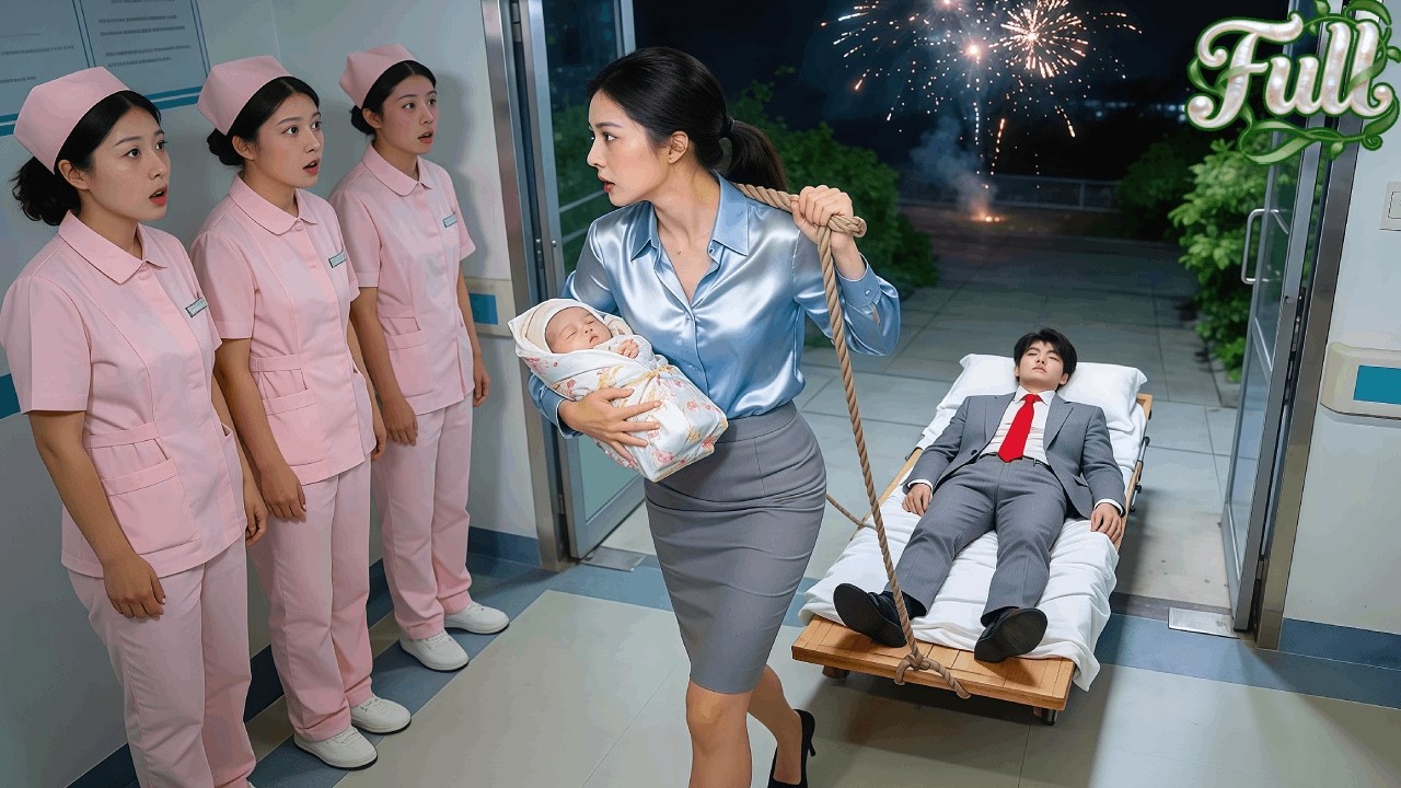 No One Notice CEO Collapse From Stomach Pain!Only A Overworked Single Mom Send Him To Hospital!Fall!