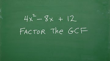 Let’s Factor Out The GCF (Greatest Common Factor) …Step-by-Step…..