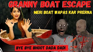 Granny Chapter Two Horror Game - Dadi ki BOAT leke Bhag Gyi screenshot 3