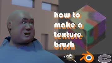 how to make a texture brush with gimp and use it in blender