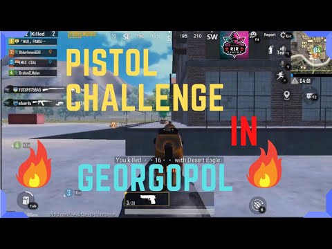 PISTOL CHALLENGE IN GEORGOPOOL (PUBG)