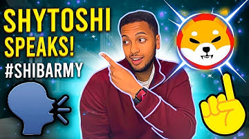 PAY CLOSE ATTENTION! SHIBA INU DEVELOPER IS SPEAKING OUT AND HAS BEEN VOCAL! SOMETHING BIG IS COMING