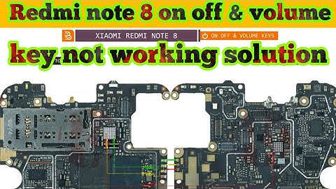Redmi note 8 o n off key & volume key not working solution|#youtubevideo