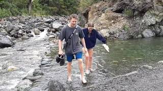 river crossing whispering falls