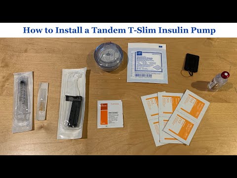 How to Install a Tandem T-Slim Insulin Pump