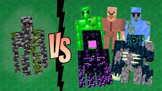 Bedrock Golem vs All Golems - Minecraft Mob Battle | Bedrock Golem Vs Slime Golem Vs Netherite Golem