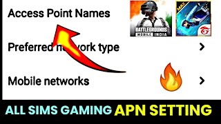 Best Gaming APN Settings for Any SIM | TechnoMind Ujjwal Jio APN Setting | Airtel APN Settings 2022