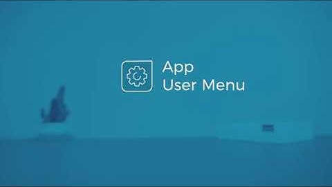 App User Menu