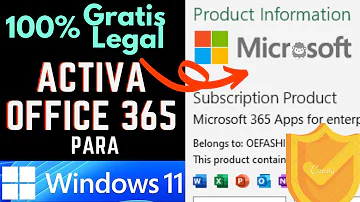 ¿Cómo activo Office 365 gratis en Windows 11?