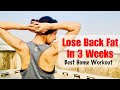 6 Min Workout routine to Lose Back Fat At Home/Best Exercises for Women & Men/ Get Rid Of Armpit Fat