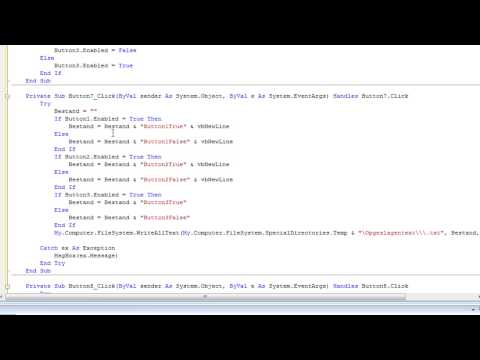 Data opslaan en laden (Extern) - Nederlands gesproken - Visual Basic 2008