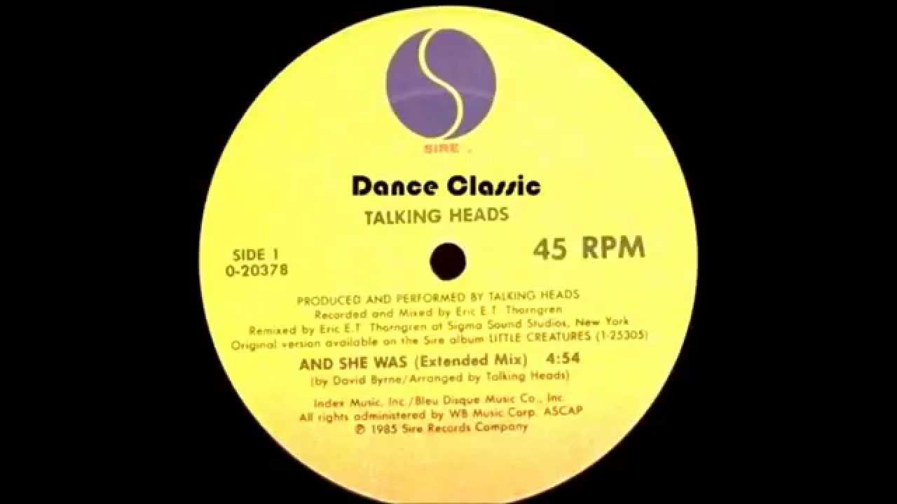 Talking Heads - And She Was (A Eric