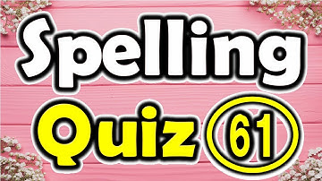 Spelling Quiz (61) (Spelling Words for Grade 7) [ ForB English Lesson ]