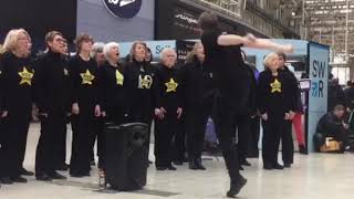 Rock Choir at Waterloo Station