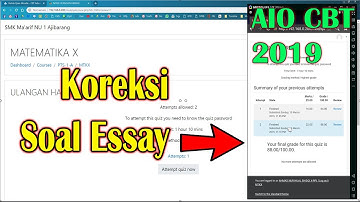 CARA MEMBUAT DAN MENILAI SOAL ESSAY MOODLE - TUTORIAL AIO CBT PART 14