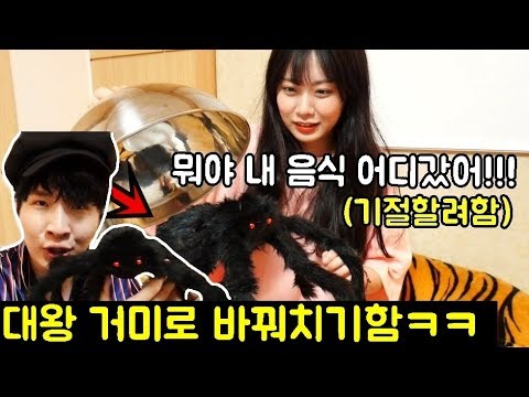 여동생 배달음식을 대왕 거미로 바꿔치기해서 복수하기ㅋㅋㅋㅋ(사이다 레전드)