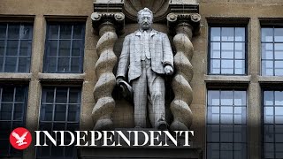 We're live at the Rhodes statue protest at Oxford University