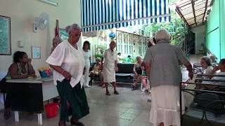 Guests Dancing in Old People's Home, Old Havana, Cuba