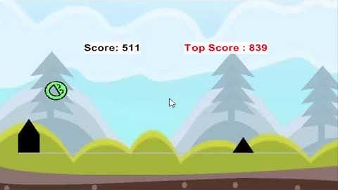 Endless running game : rolling head 2017 using Greenfoot