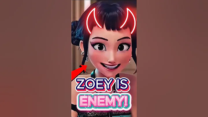 Zoey Might Be A Secret Spy For The Demon!! 👀😳 #shorts #kpopdemonhunters #kpop #huntrix #sajaboys