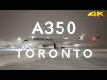 A350 TAKEOFF | TORONTO 4K #airbus #greenpilot