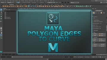 Polygon Edges to Curve | Maya Tutorial