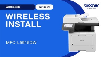 MFCL5915DW wireless setup - Windows