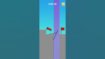 Draw Bridge puzzle level 90 #gaming #gameplay #games #game #shortvideo #drawing #draw #shorts #short