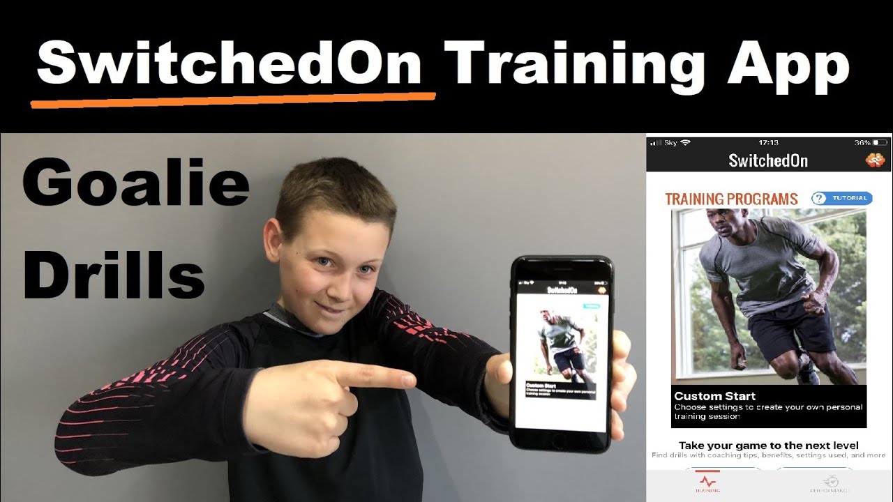 Goalkeeper Training using the SwitchedOn App Best App for Solo Goalie