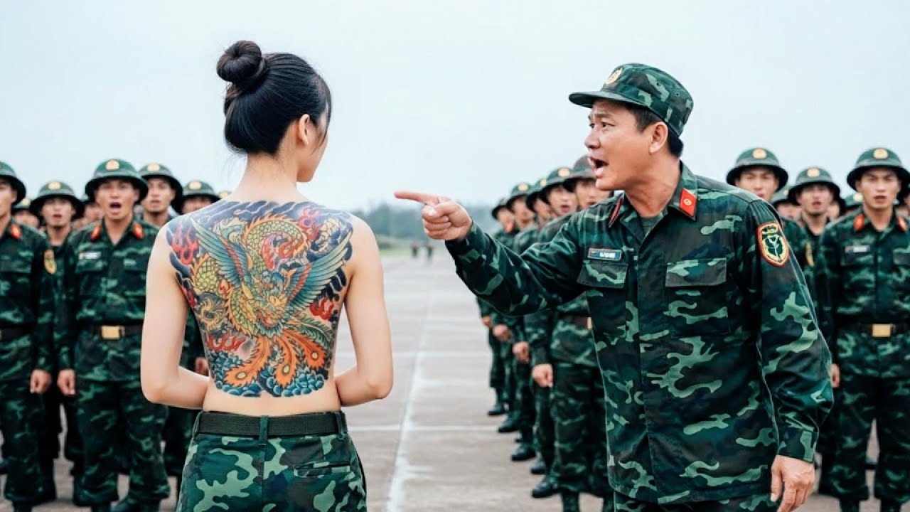 Hình xăm Thanh Long phơi bày tội ác Nữ Thượng tướng ba sao giải cứu binh sĩ