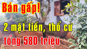 Bán 1450m2 đất vườn 2 mặt tiền quốc lộ 14 & đường nhựa thổ cư 100m2 giá rẻ 580 triệu ở Gia Lai