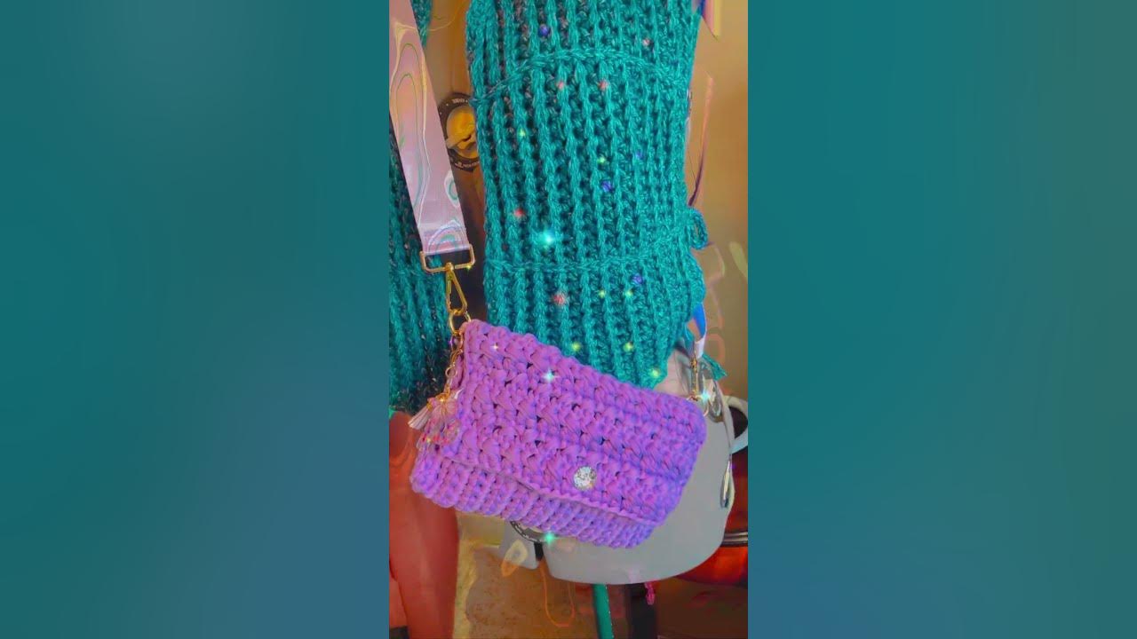 Let’s make a quick and easy crochet crossbody bag - YouTube