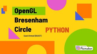 OPENGL PYTHON Part 3: Bresenham Circle