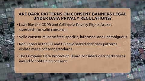 Are Dark Patterns On Consent Banners Legal Under Data Privacy Regulations? - Talking Tech Trends