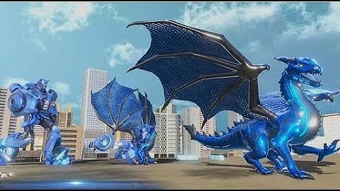 Dragon Car Robot Transforming Part-1 | Rescue City Car Robot Android GamePlay | By Game Crazy