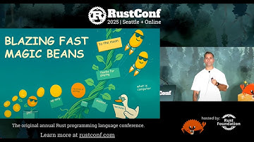 Diamond Sponsor Talk (Solana) - Alessandro Decina: "Blazing-Fast Magic Beans" | RustConf 2025