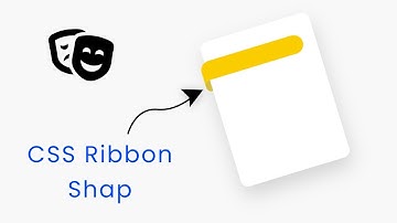 How to Make Creative Ribbon Shape using HTML & CSS Only | Coding Karunadu #newtoyou