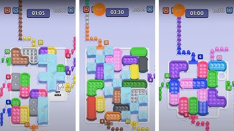 Sky Rush Traffic Puzzle - Level 208 - Level 209 - Level 210