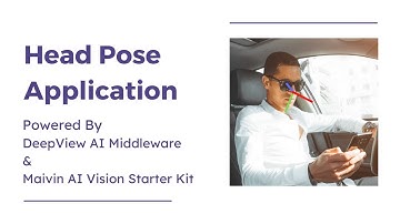 Head Pose Demo | Powered by DeepView AI Middleware.