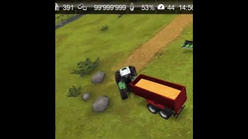 Farming Simulator 12 | Unloading Corn In Trailer | #shorts