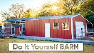 We Built a Barn! How to Build a Barn from a VersaTube Kit