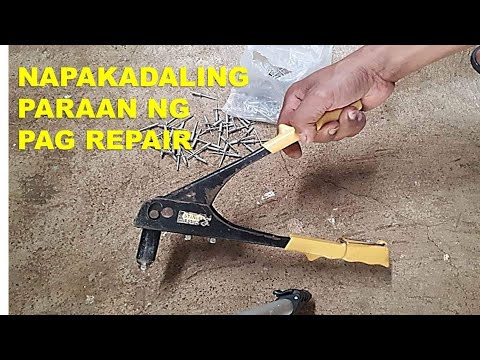 Video: Paano i-rivet ang mga rivet nang walang riveter sa kamay?