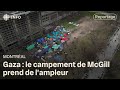 Campements propalestiniens  la tension monte  mcgill