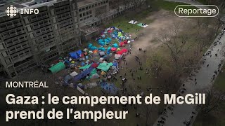 Campements propalestiniens : la tension monte à McGill