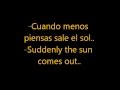 Shakira - Sale el sol - LYRICS English + Spanish