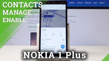 How to Personalize Contacts in NOKIA 1 Plus - Add Photo to Contact