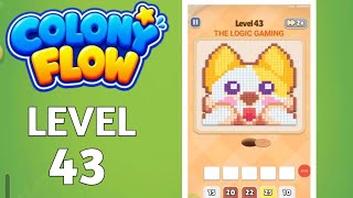 Colony Flow Level 43 Walkthrough Solution 