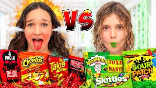Sour vs Spicy Challenge - Loser Texts Their Crush Something Embarrassing