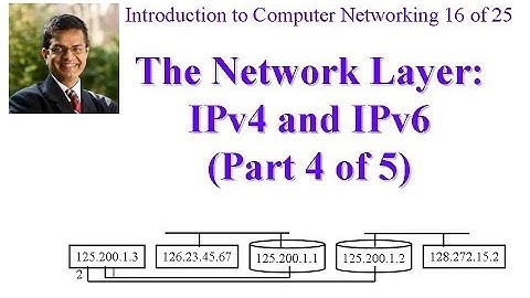 CSE473-11-4D: Internet Network Layer Protocols - IPv4 and IPv6 (Part 4 of 5)